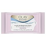 Olay Makeup Remover Wet Cloths, Honeysuckle and White Tea, 25 Count