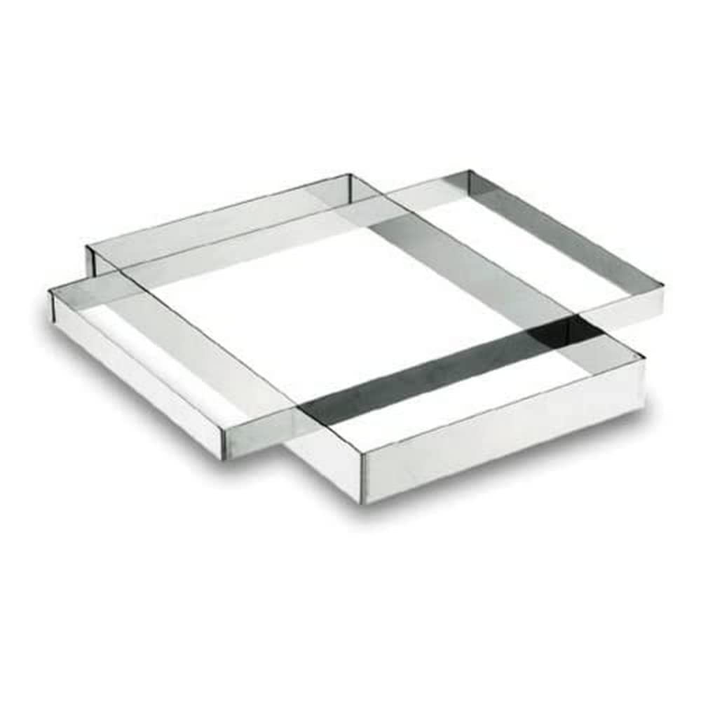 Lacor-68048-RECTANGULAR Frame 31x48x3 CM.- STNLS, Silver, 31 x 48 x 3 cm