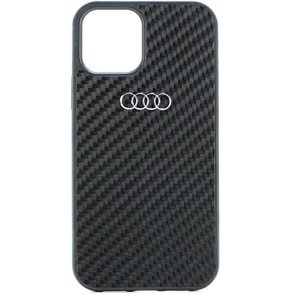 Audi Coque rigide en fibre de carbone pour iPhone 11/XR 6,1" Noir AU-TPUPCIP11-R8/D2-BK