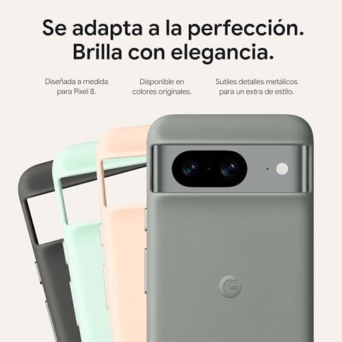 Google Pixel 8 - 256 GB Android-smartphone med foto-skyddsfodral