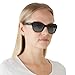Coach HC8232 Sunglasses, Black/Dark Grey Gradient, 56 mm
