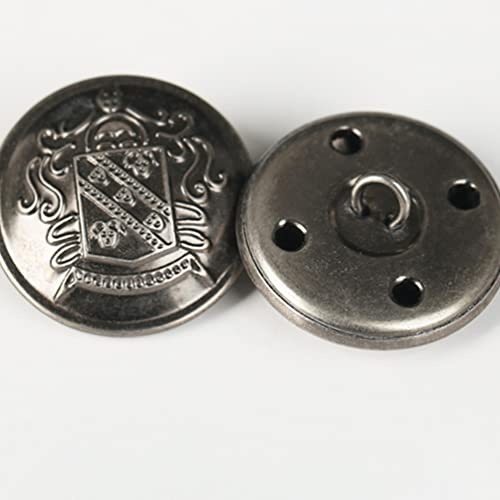 ARTIBETTER Botões de Bronze Redondos de Bastão de Metal Redondo de 50Pcs Botões Decorativos Botões d