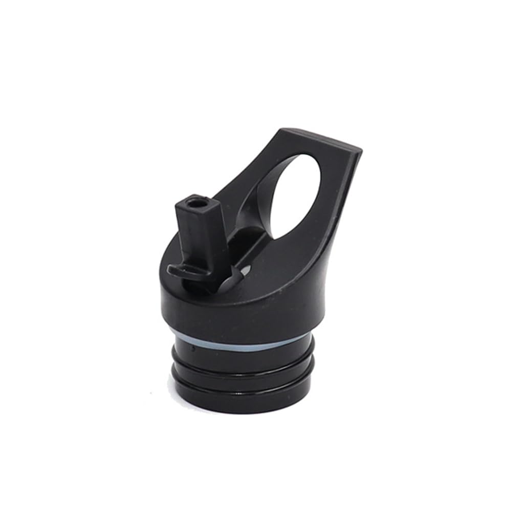 Water Bottle Lid Wide Mouth Drink Flask Cup Cap Replacement Cover Reusable Handle Portable with Cleaning Brush O-ring Nozzle