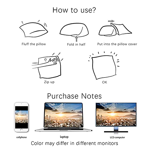 Pillow Covers 18X18In Set Of 2 Modern Abstract Art Colorful Navy Blue Gold Gray Ombre Throw Pillow Covers Square Pillow Case Sofa/Couch Cushion Covers Zipper Pillow Protector For Bedroom Living Room #TOP5