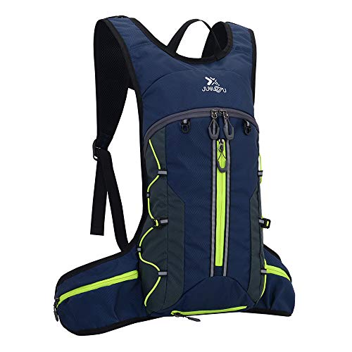 Ajcoflt Mochila de hidratação Pacote impermeável Mochila leve reflexiva dobrável para bexiga d'água