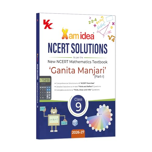 Image of Xam idea NCERT Solutions Mathematics Class 9 (Ganita Manjari Part-1) | CBSE 2026-27 | Solved 'Think and Reflect' & 'Think, Draw and Infer' Questions | ... Exercise Sets & End-of-Chapter Exercises
