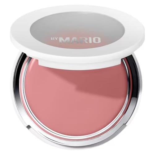 MAKEUP BY MARIO | Soft Pop Plumping Blush Veil - Blush en Crema | 5 gramos / 0.17 OZ. | (BARELY BLUSHING, 5 gramos (Paquete de 1))