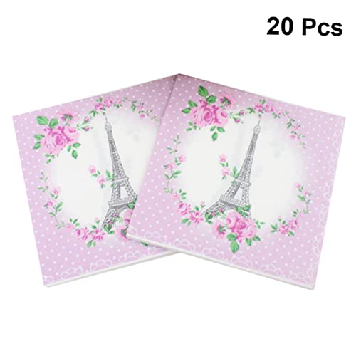 Luxshiny Guardanapos De Jantar Descartáveis ​​40 Folhas Guardanapos Coloridos Guardanapos De Festa G