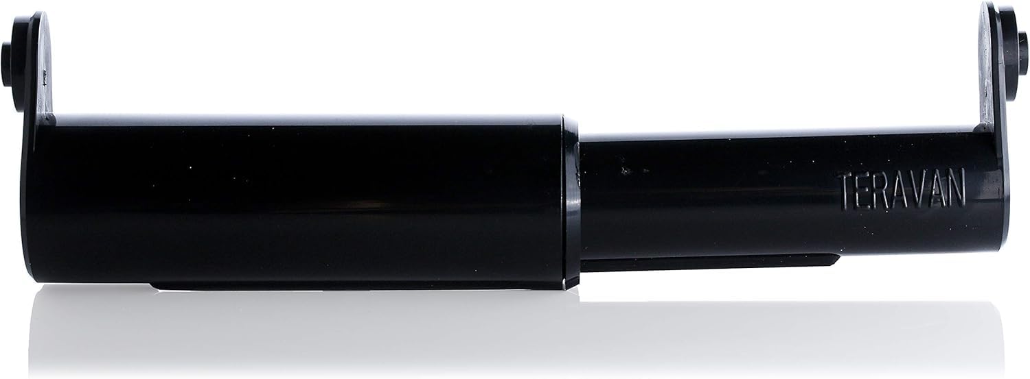 Extensor para papel higiénico Teravan extragrande negro para portarrollos de baño