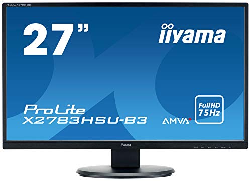 Iiyama Prolite X2783HSUB3 Ecran LED 27' AMVA Full HD 4 ms VGA/DP/HDMI Hub USB Multimedia Noir
