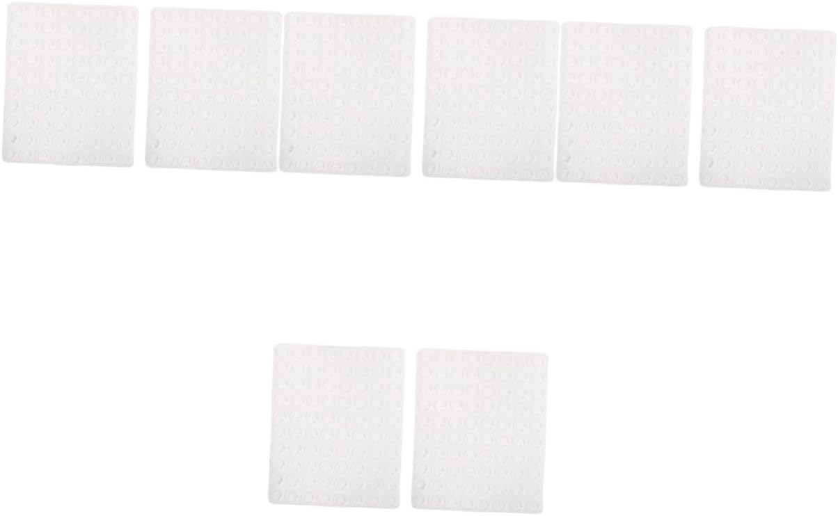 HOMSFOU 8sheets Self-Adhesive Cabinet Bumpers Door Buffer Pads for Furniture Protection and Sound Dampening Per Sheet Easy to Use and Versatile for Home Decor