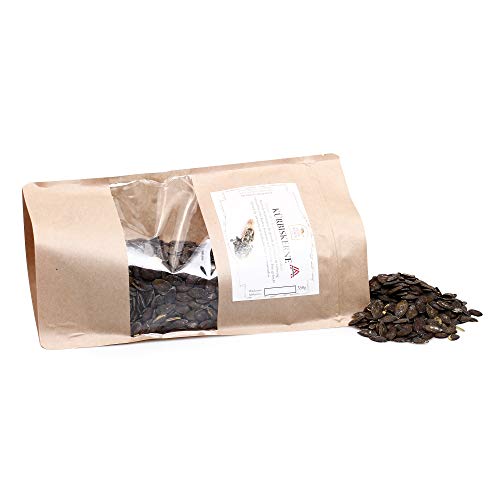 Steirische Kürbiskerne geröstet & gesalzen für Vegetarier geeignet | Eiweißreich und vegan | 350g