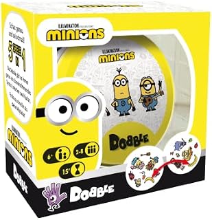 Asmodee | Zygomatic | Dobble Minions | gra karciana | 2-8 graczy | od 6+ lat | 15+ minut | niemiecki