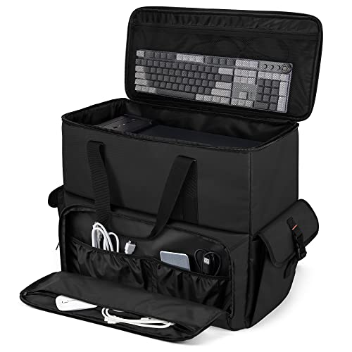 Trunab デスクトップキャリーケース デスクトップパソコン用キャリーバッグ PCタワー用バッグ デスクトップ...