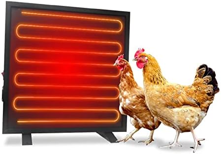 BNANDXC Chicken Coop Heater 130°F/200 Watts,2022 Upgraded Safe Chicken Coop Heater Radiant Heat Chicken Heater Safer Than Brooder Lamps, Heating Wire UL-Compliant for Chick Kitten Puppy Pets Animals