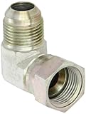 Eaton Aeroquip 2071-10-10S 90 Degree Swivel Nut Elbow, JIC 37 Degree End Types, Carbon Steel, 5/8 JIC(f) x 5/8 JIC(m) End Size, 5/8