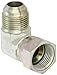 Eaton Aeroquip 2071-10-10S 90 Degree Swivel Nut Elbow, JIC 37 Degree End Types, Carbon Steel, 5/8 JIC(f) x 5/8 JIC(m) End Size, 5/8" Tube OD
