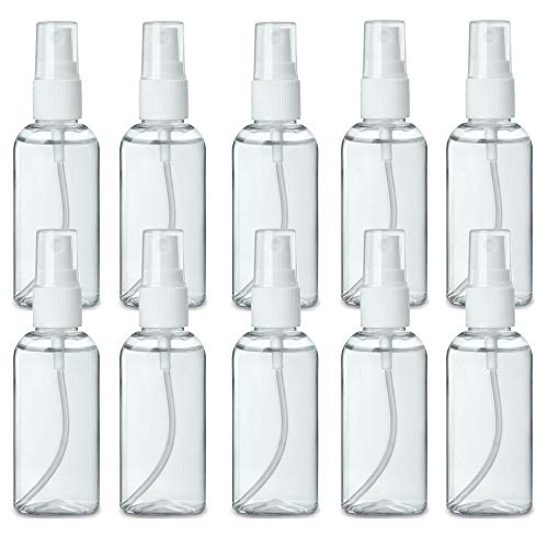 Preisvergleich Produktbild 10 Stück Sprühflasche Transparente Sprühflasche Reise Zerstäuber Flaschen 50ml