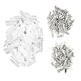 Spaten Crimp Terminals Female Male 50Pcs / Jeder mit 100Pcs Isolierhülsen 2,8mm Silber Schnellverbinder