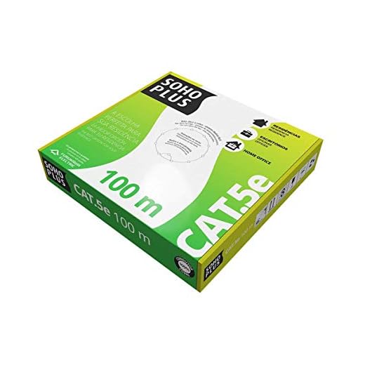 Cabo Transmissao De Dados Sohoplus U/Utp Cat.5E 24Awgx4P Cmx Az Claro Rohs (100M), Sohoplus, Dispositivos De Conexão Em Rede, Azul Claro