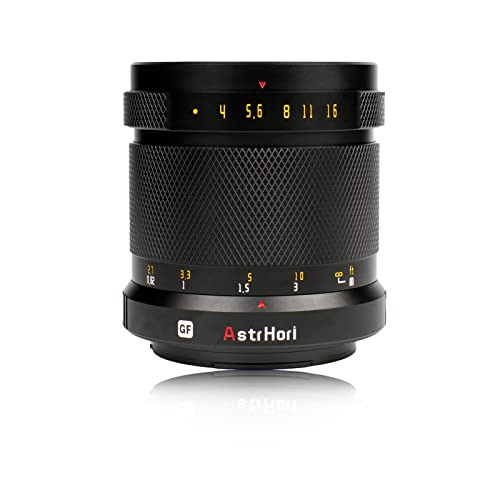 AstrHori 75 mm F4 ręczny obiektyw portretowy format średni Match 100 milionów pikseli bezlusterkowy aparat i osłona 33 x 44 czujnik do FUJIFILM GFX GFX 50SII, GFX100, GFX100IR Ver,GFX 50S, GFX 50R,