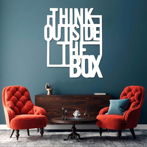 Modern Minimalist Art Metal Wall Decor Think Outside The Box