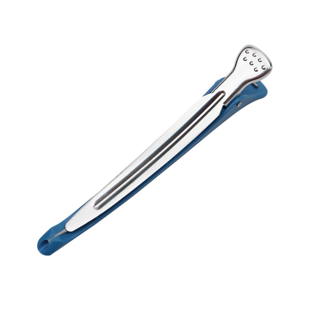 XIZONLIN 6Pcs Hair Clips for Styling Sectioning Non Slip No-Trace Duck Billed Hair Clips Hair Cutting Clips for Hairdresser Women Men Girls Salon Home Hair Dying Accessories Blue - Image 4