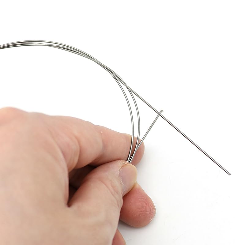 1M Superelastyczny Nitinol Stop Niklowo-Tytanowy Prosty Drut Hiperelastyczny Filament Sprężynowy Stalowy Drut (1, 1.5MMX1M)