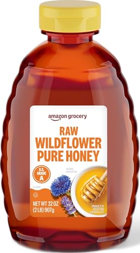 Amazon Grocery, Raw Wildflower Honey, 2 Lb