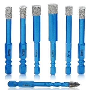 Bocguy 1 Diamantbohrer Fliesen-Set 7-teilig