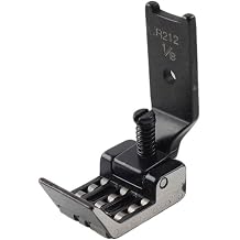 SIKUAI 1/8"3mm Lockstitch Roller Presser Foot Double Needle #R212 Steel Silver Sewing Machine for Union Special for Yamata for Zoje