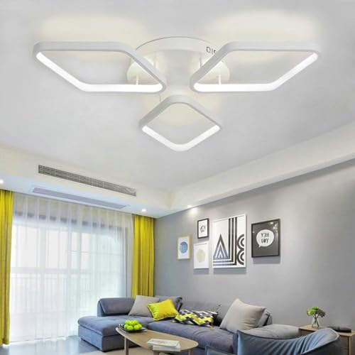Plafonnier à intensité variable LED avec télécommande salon - 3