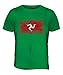 Candymix Isle of Man Weinlese Flagge Herren T Shirt, Größe Medium, Farbe Grün