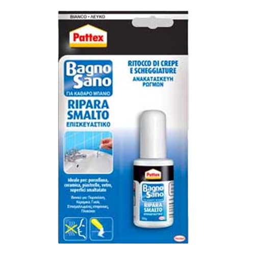 Pattex - 1864536 - Bagno Sano - Silicone acétique, vernis réparateur - 50 g