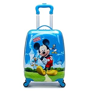 LAFILLETTE 360^ A Rotating Polycarbonate Printed Hard Case Children Trolley Bag