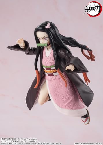 Image of TAMASHII NATIONS - Demon Slayer: Kimetsu no Yaiba - Nezuko Kamado, Bandai Spirits S.H.Figuarts Action Figure