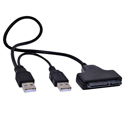 USB 2.0 zu SATA Kabel - LEXPON USB-Adapterkabel (USB 2.0 auf Sata, mit Huelle fuer 2,5 Zoll / 6,35 cm externe Festplatte)