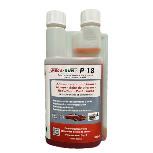 MECA-RUN P18500 Additif pour Huile Moteur-P18 500 ML...