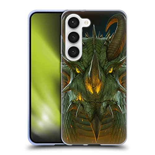Funda para Samsung Galaxy S23 5G de gel suave Vincent HIE con estampado de dragón mítico