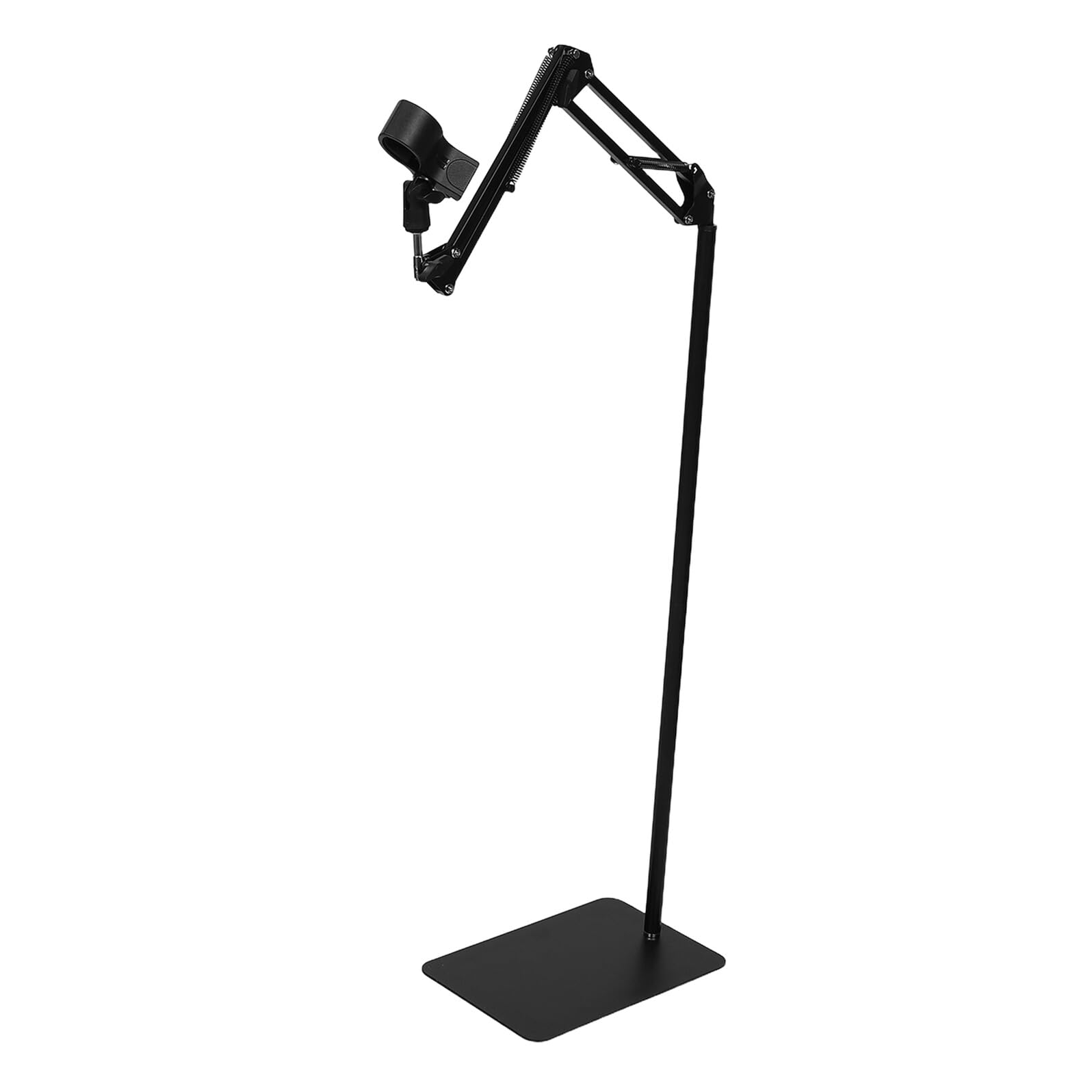 Soporte para Secador de Pelo de Pie Ajustable con Brazo Giratorio Pinza Antideslizante Manos Libres Diseño Plegable Compacto para Baño Dormitorio y Salón de Belleza