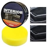 Car Trim Restorer - Auto Detailing Enthusiasts | Leather Refreshing Coating Agent | Auto Interior Refreshing Coating Agent Leather Shine Wax 50g for Dashboard Seats Detailing Restoration