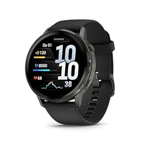Garmin Venu 4 45mm - Fitness-Smartwatch, 1,4" AMOLED Touchdisplay, bis zu 12 Tage Akkulaufzeit, 80+ Sport-Apps, EKG, Health Status, Fitness Coach, Rollstuhlfunktionen, Telefonie, Taschenlampe