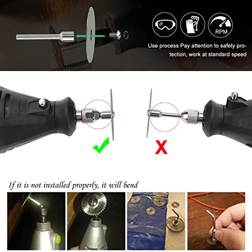 Cutting Wheels Cutting Discs 5X 35Mm For Tungsten Electrode Sharpener Tig Welding Full Sand Diamond Wheels Compatible With Dremel Rotary Tools W/ 2X 35Mm Cnc Connecting Rods #TOP3