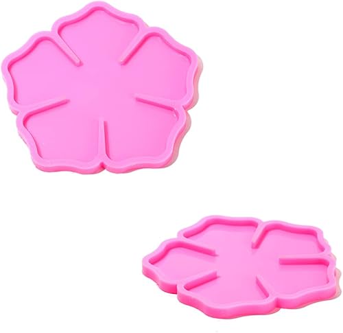 Miniatura 2 de Molde de resina para posavasos en forma de taza, molde de resina epoxi de silicona para portavasos de ágata, soporte para copas de vino, decoración