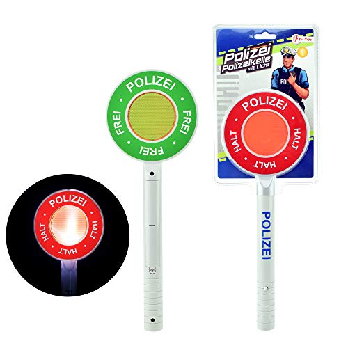 Toi-Toys - Deutsches Stoppschild mit Licht inklusive Batterien Figur 14864A Mehrfarbig