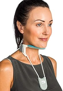 Neck Helper by BACK | Revolutionary Neck Brace for Neck Pain, Neck Support & Improving Forward Head Posture | Discreet & Comfortable Cervical Collar | London Spine Clinic Approved (Blue Medium)