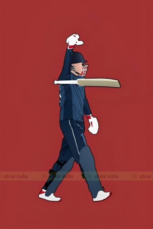 Poster of Jeo Root Cricketer, Jeo Root Posters for Room Wall Decortation, Size - 12 X 18 inches || EB ART 3452