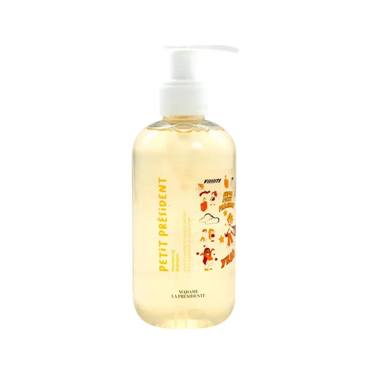 Madame La Présidente – Shampoing Enfant Petit Président dès 3 ans – Nettoie en douceur, n’assèche pas, ne pique pas les yeux – Tous types de cheveux, cuir chevelu sensible – 250 ml.