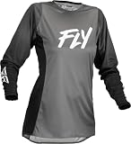 Fly Racing 2023 Adult Women's Lite Jersey (Grey/Black, Large)