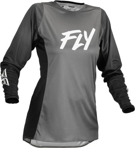 Fly Racing 2023 Adult Women's Lite Jersey (Grey/Black, Large) #TOP8